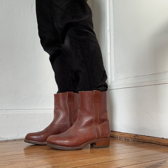 Great tan leather riding boots La Gardiane size 7.5 medium high - Picture 13 of 13